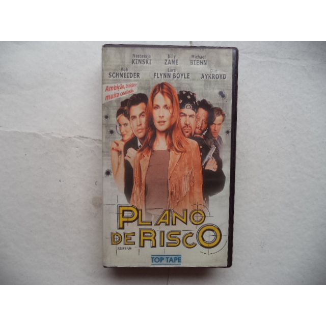 Fita Vhs Plano de Risco Original Legendado Nastassja Kinski Billy Zane