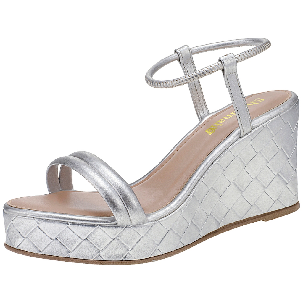 Sandália Feminina Salto Plataforma Anabela Shekinah Moda Confortável Macia Leve Fashion Blogueira em Oferta na Shopee