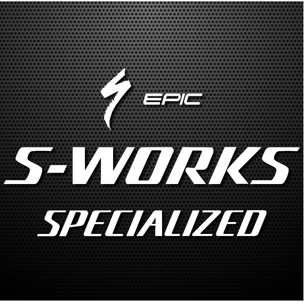 Adesivo Vinil Specialized S-works Epic Bike Bicicleta Branco semibrilho
