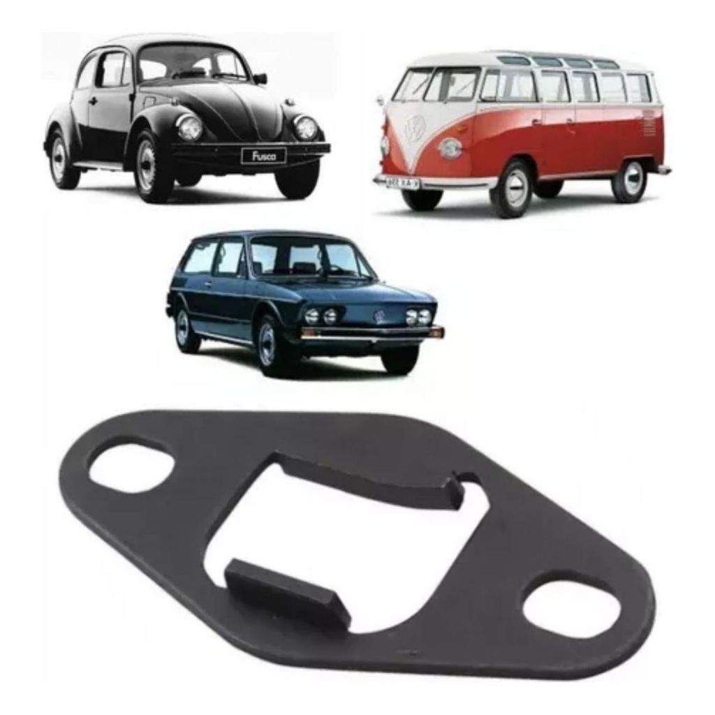 Chapa Guia Alavanca Câmbio Vw Fusca Brasília Kombi Perua Variant Vw chapa padrão original 2mm