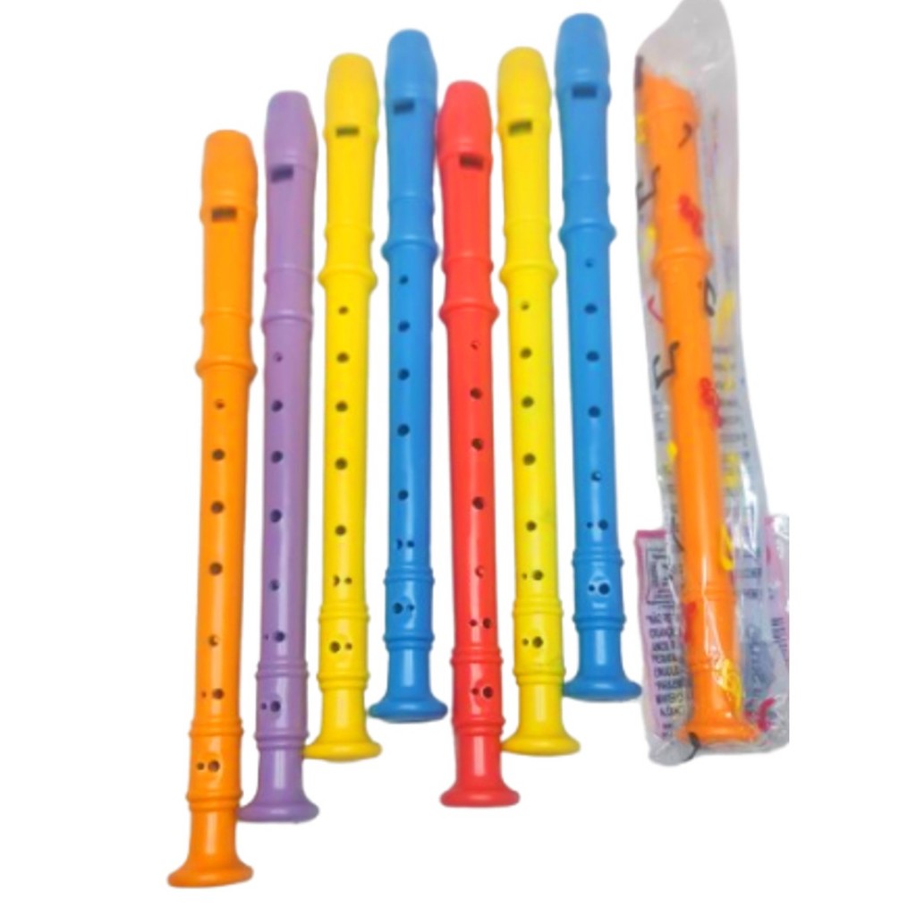 10 Flauta Doce Brinquedo Musical Infantil Instrumento Lembrancinha Prenda — imagem 2 de 2