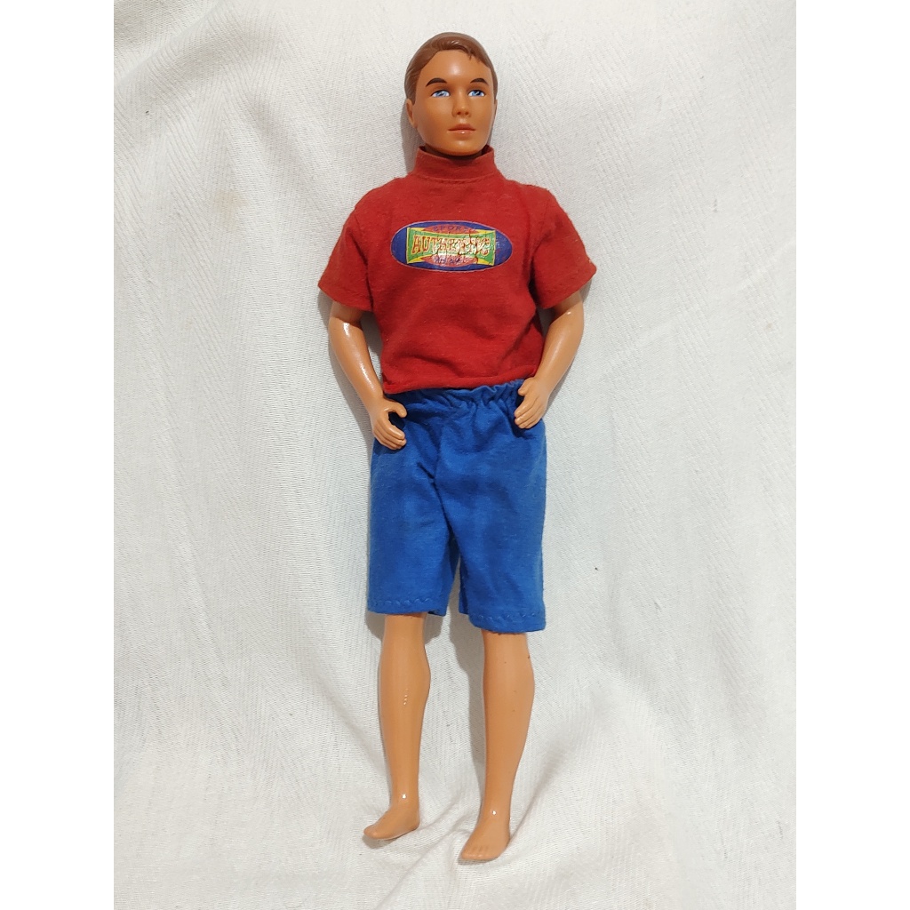 Boneco Beto Namorado Da Susi Estrela Antiga Roupa Vermelha 30cm
