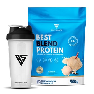 Whey Protein Concentrado (WPC) Best Blend Protein 900g Body Shape + Coqueteleira