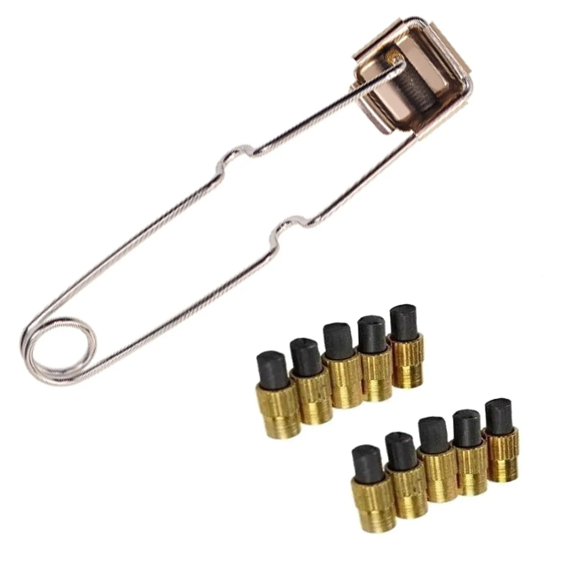 KIT ACENDEDOR TIPO CONCHA P/ MAÇARICO + 10 PEDRAS ACENDEDORA