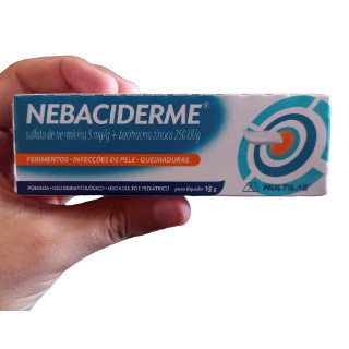 NEBACIDERM NEOMICINA + BACITRACINA POM 15G