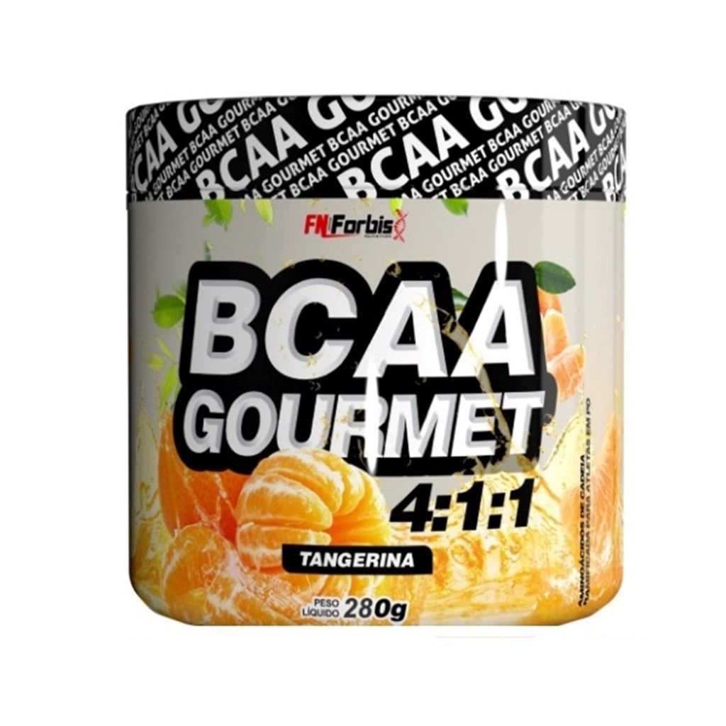 BCAA Gourmet 4:1:1 Pó 280g Fn Forbis Suplemento - Massa Muscular