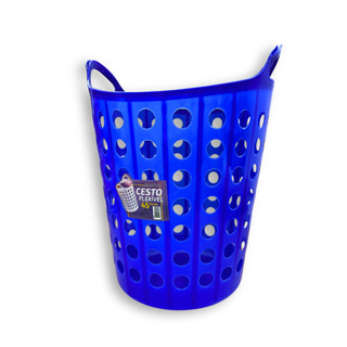 CESTO DE ROUPAS FLEXIVEL TELADO - RESISTENTE - 45 litros - 958
