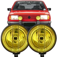 Kit Farol Milha Fusca 1300 Amarelo
