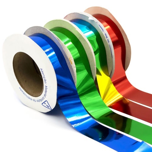 Fita Metaloide Decoração Festas 10mm C/50 mt - 1 Unidade