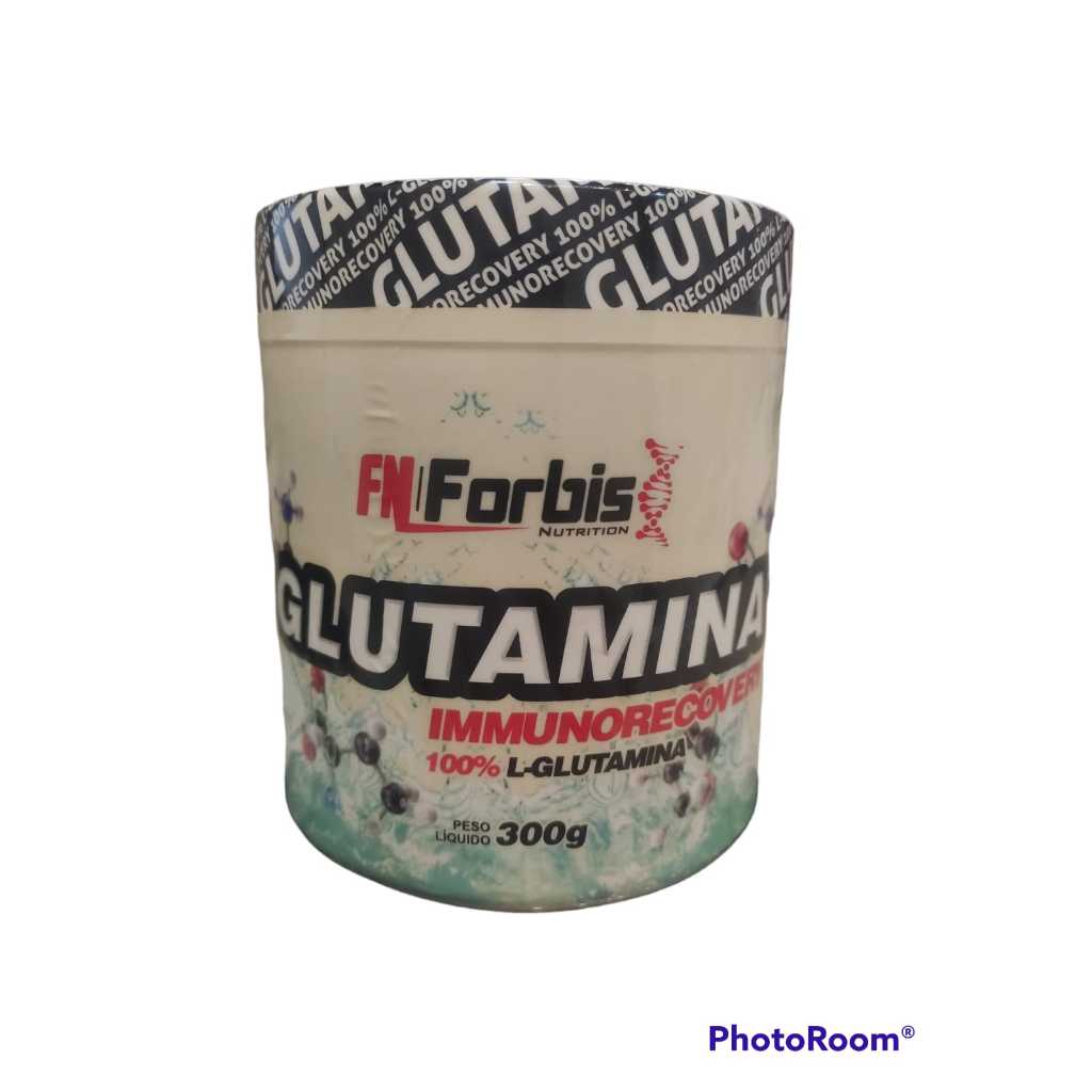 Glutamina 300g FN Forbis Imunidade Massa Muscular Recuperação Suplemento