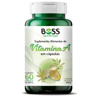 Vitamina A Pote 60 Cápsulas - 100% V. D. - Boss Nutrition