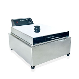 Fritadeira Elétrica 5 Litros 1 Cuba Profissional Aço Inox + TAMPA DE BRINDE