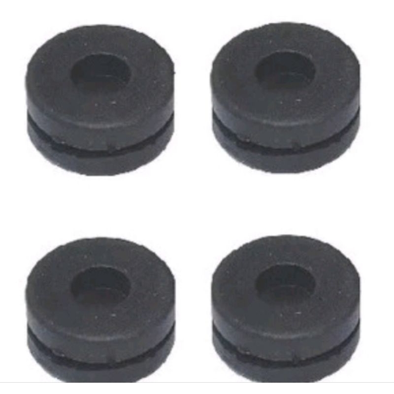 KIT 4 BORRACHAS FIXACAO TAMPA LATERAL YBR/FACTOR