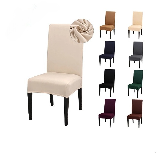 Kit 4 Capas De Cadeira Jantar em Malha Com Elástico