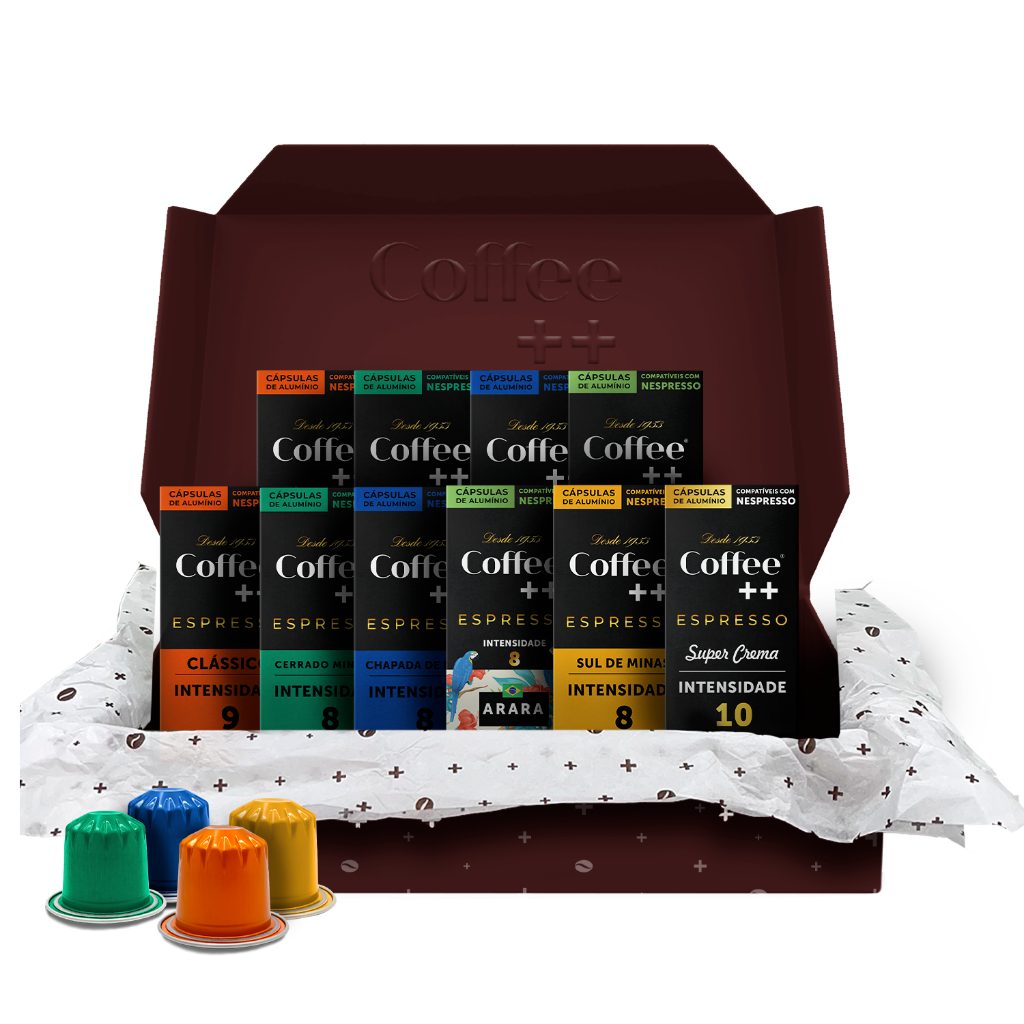 100 Cápsulas de Café Compativeis com Nespresso Coffee Mais - Food & Beverages