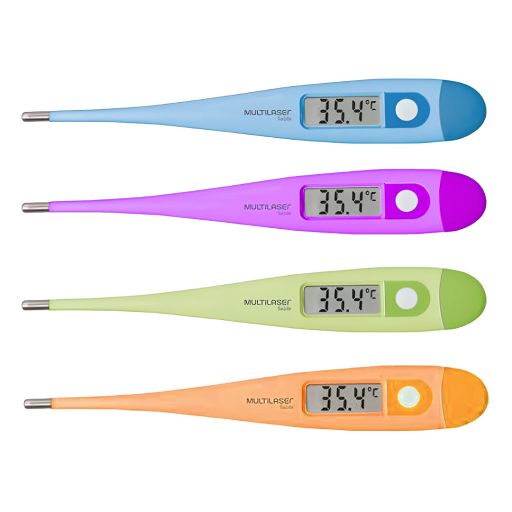 Termômetro infantil digital colorido- multilaser