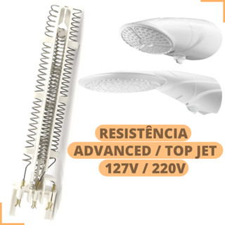 Resistência Advanced Top Jet Chuveiro Lorenzetti 220V (7500W) - 127V (5500W) em Oferta na Shopee