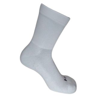 Meia de Ciclismo Cano Médio Curto BK Branco Liso em Oferta na Shopee