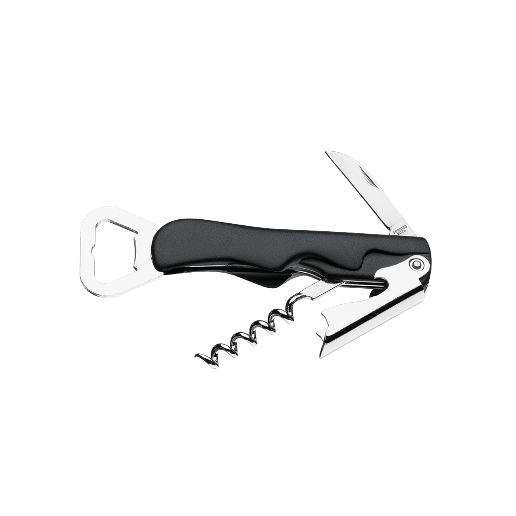 Saca-Rolhas/Abridor de Garrafas Brinox Acessórios de Vinho Preto em Oferta na Shopee