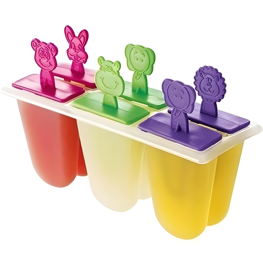Forma de Picolé Forminha Para 6 Sorvete Picoleteira Caseiro