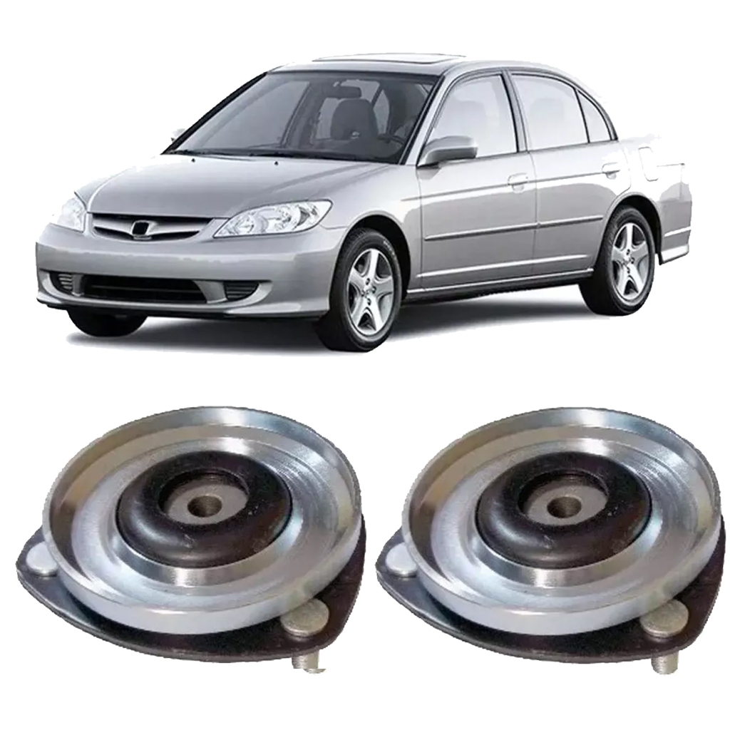Coxim Amortecedor Dianteiro Honda Civic 2003 2004 2005 A 2006 Par