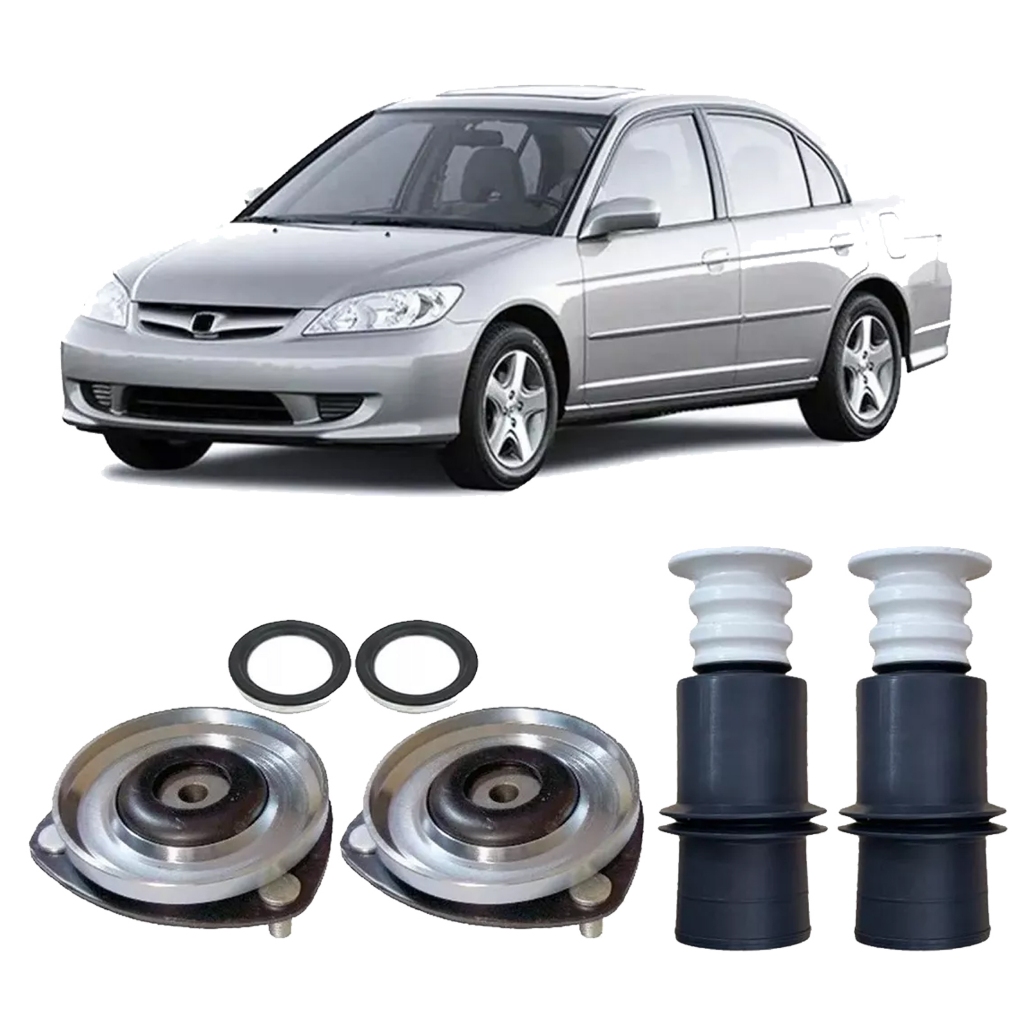 Kit Amortecedor Dianteiro Honda Civic 2003 2004 2005 A 2006