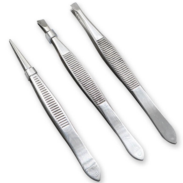 Kit 3 Pinças Profissionais de Precisão para Sobrancelhas – Design Perfeito e Alta Durabilidade em Oferta na Shopee