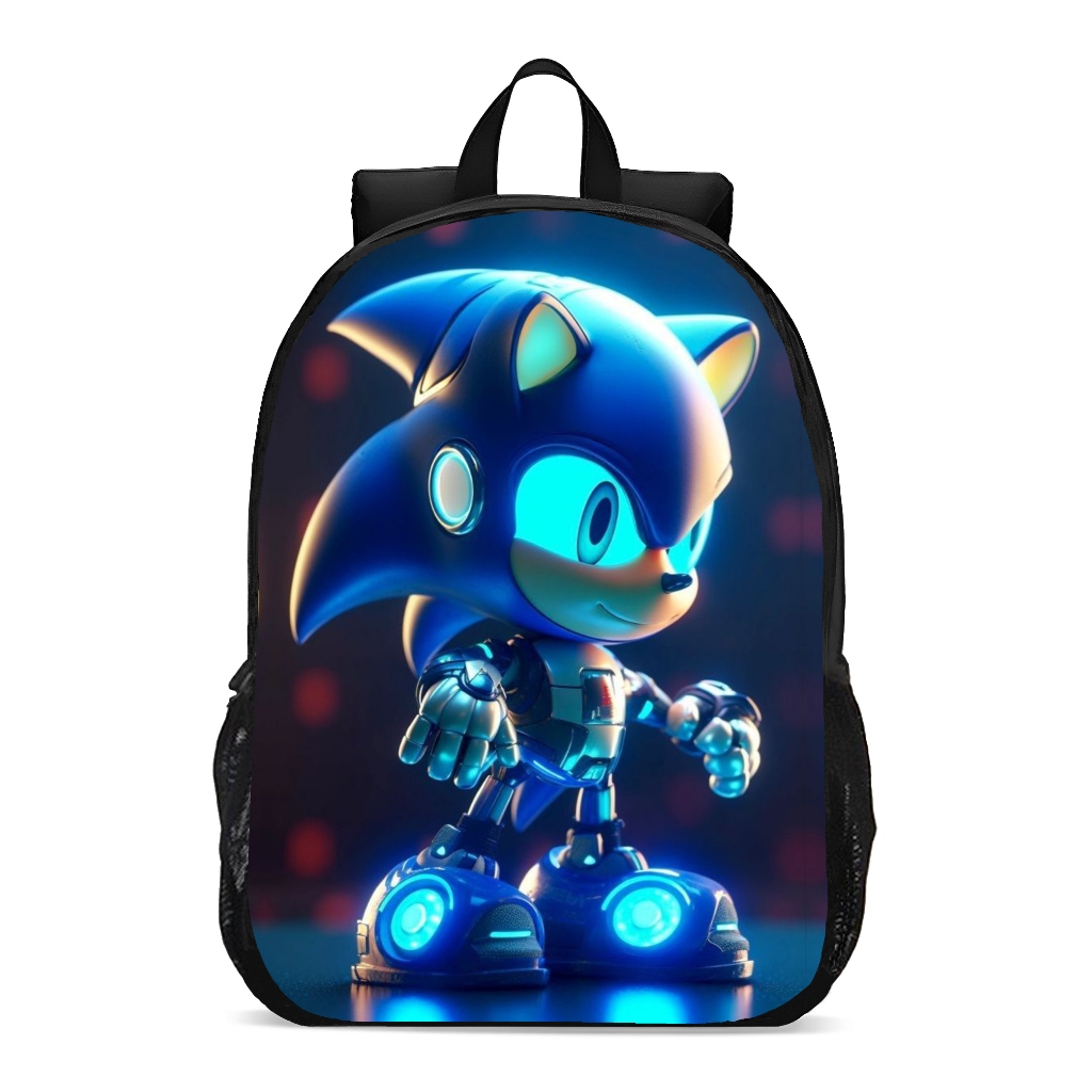 Mochila Escolar Infanto Juvenil Super Sonic Novidade 188 em Oferta na Shopee