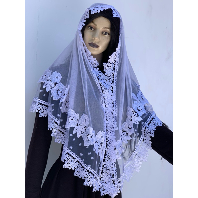 PROMOÇÃO VÉU CCB IZ155 REDONDO E RETANGULAR ACOMPANHA O PORTA VEU em Oferta na Shopee