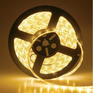 Fita Led 5 Metros Com Fonte Silicone A PROVA D ÁGUA Branco Quente/Frio 300 Leds Ip65 Bivolt