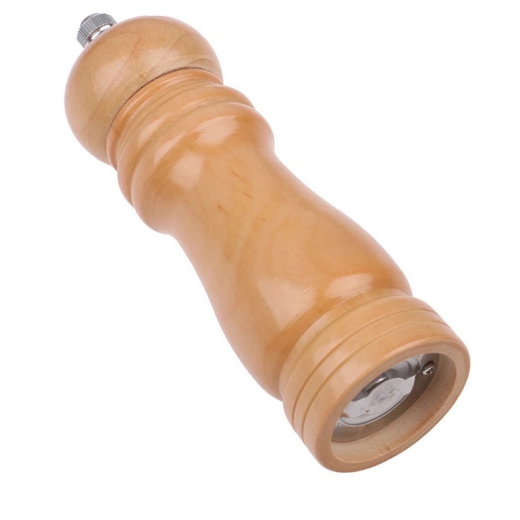 Moedor de Madeira Excelente Para Sal Pimenta Manual em Oferta na Shopee