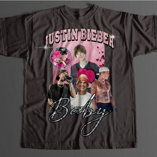 Camiseta Unissex JUSTIN BIEBER VINTAGE BOOTLEG NOVIDADE