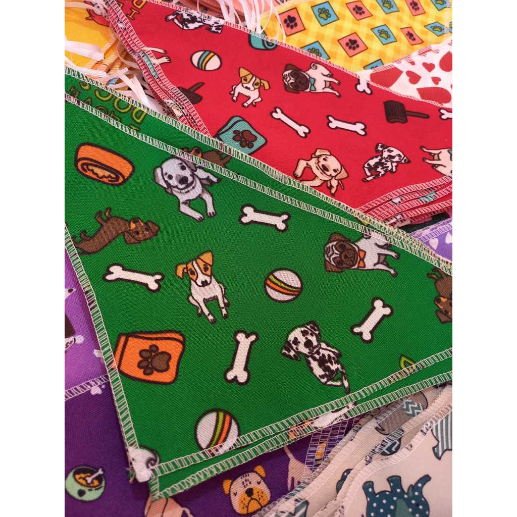 100 Bandanas Banho E Tosa Pet Shop Tamanho M