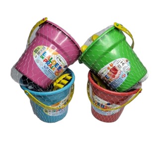 Kit 10 Baldinho infantil Praia Balde de areia para crianças