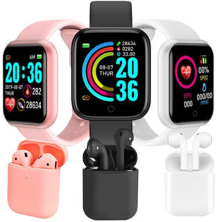 Relógio Smartwatch Digital Bluetooth E Fone de Ouvido Sem Fio I12 Bluetooth Envio Imediato