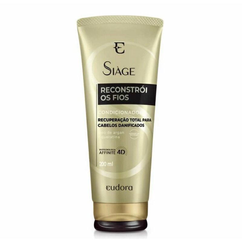 Condicionador Eudora Siàge Reconstrói os Fios 200ml Original | Pronta Entrega