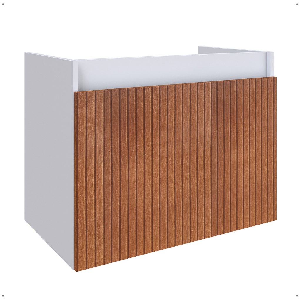 Armário Banheiro Gabinete 2 Portas 67 x 40 Cm - Perseu — imagem 2 de 2