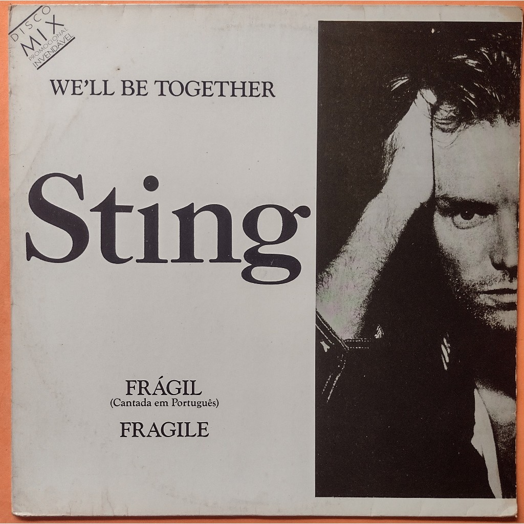 Lp Sting We'll Be Together 1987 Single 12 Nacional Vinil