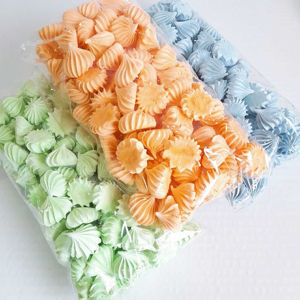 Mini Suspiros Coloridos Kit Com 300 Unidades  Gourmet Festa Infantil Sabor Baunilha