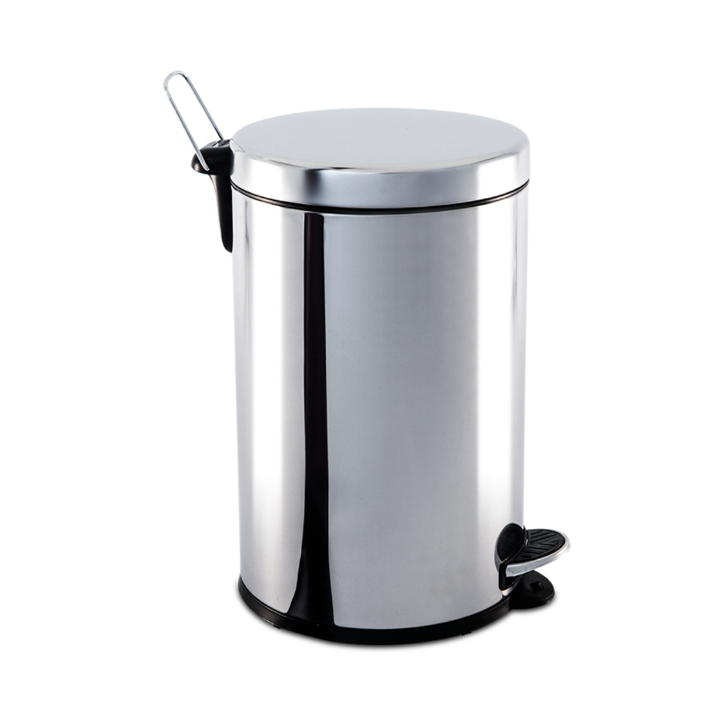 Lixeira Com Pedal Brinox Decorline 12 Litros Aço Inox - Home & Living