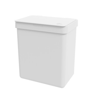 Lixeira Coza Single 2,5 Litros Branco