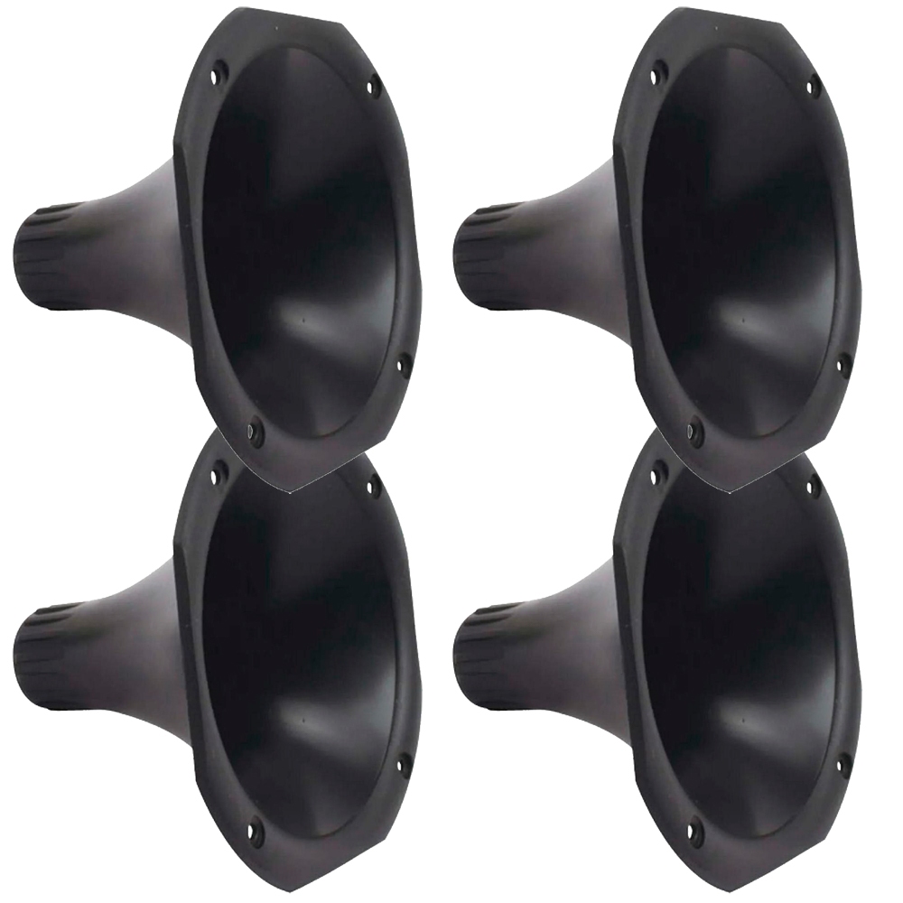Kit 4 Corneta Bocal Cone Curto Plastico Boca Rosca Driver em Oferta na Shopee