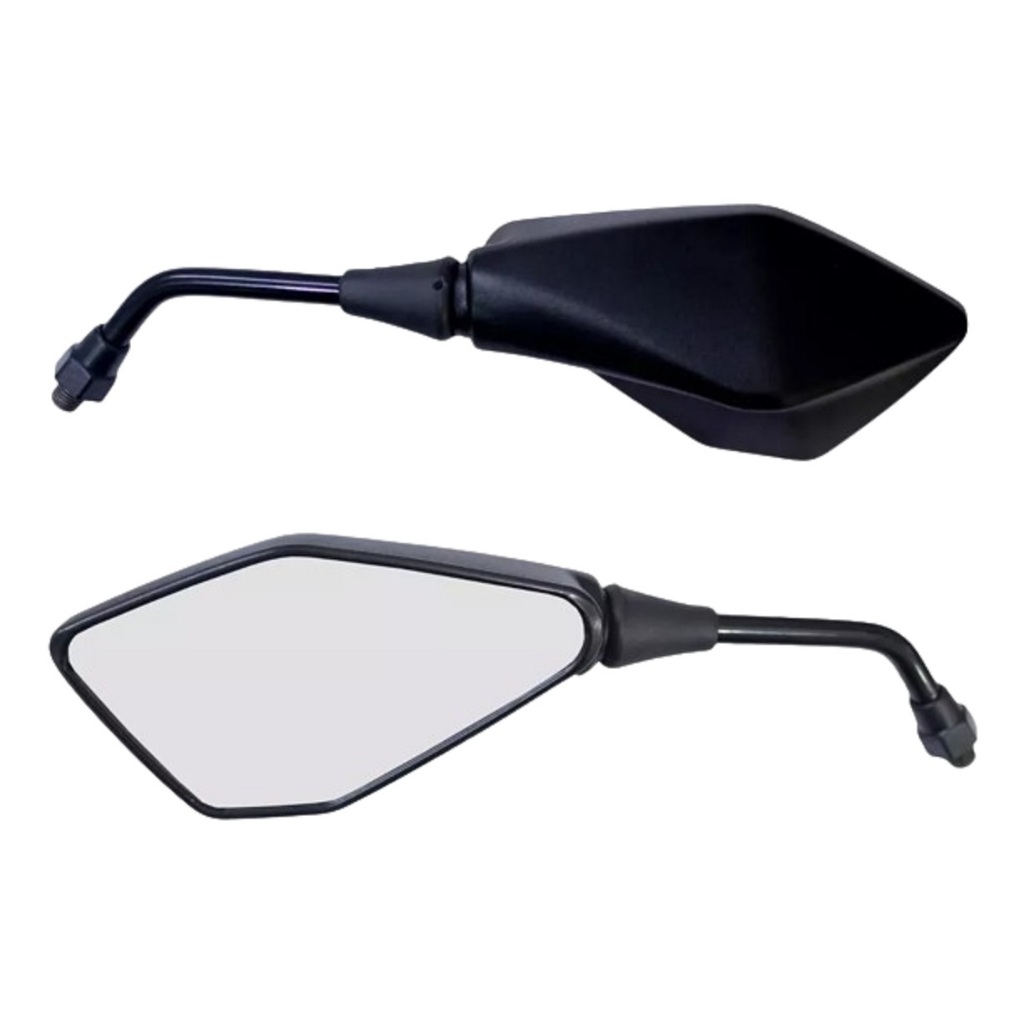 Retrovisor Mini Kawasaki Z800 Fixo Par Compatível Cg Titan — imagem 2 de 2