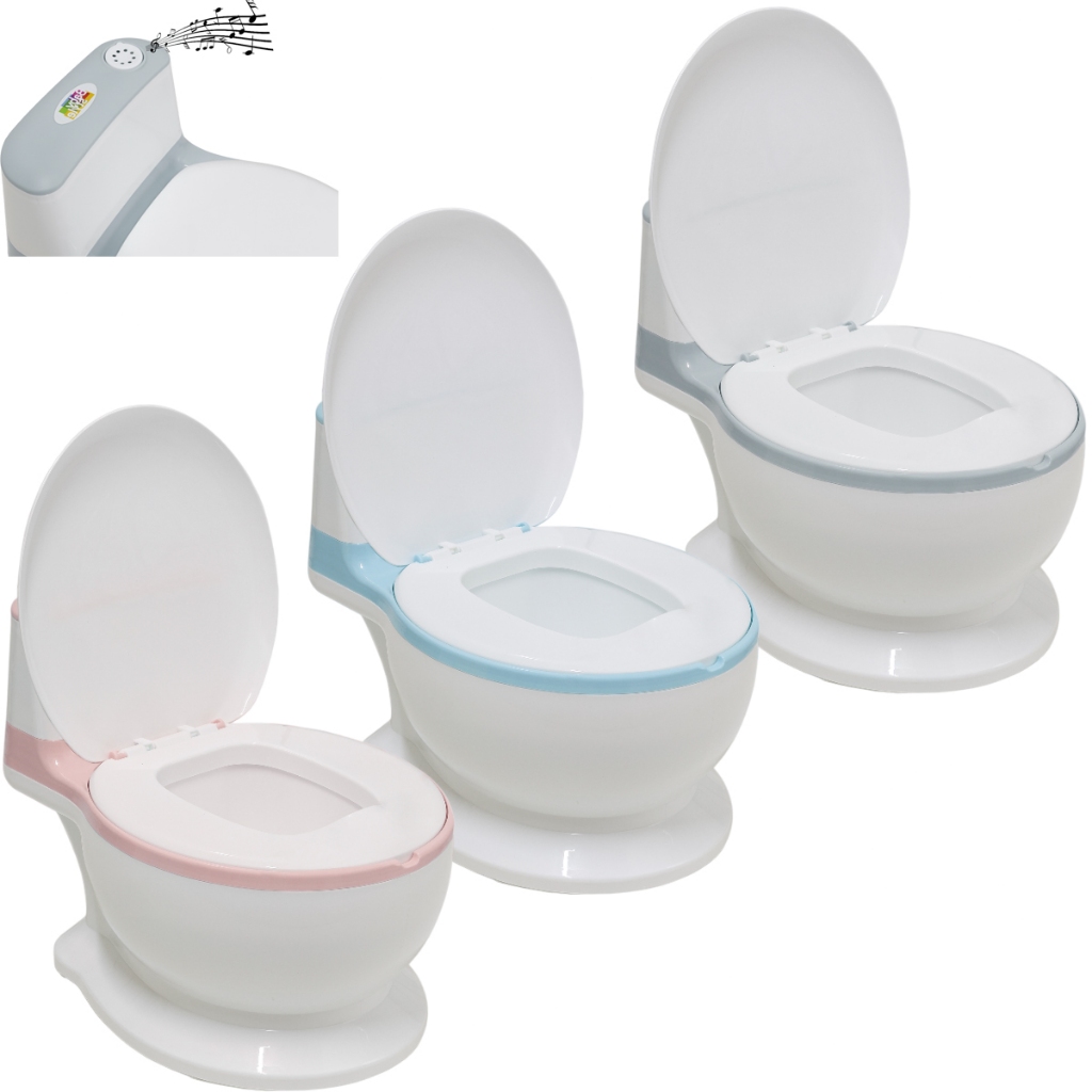 Penico Privadinha Infantil Vaso Sanitário Troninho Redutor Assento Som de Descarga Flush