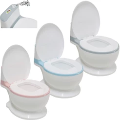 Penico Privadinha Infantil Vaso Sanitário Troninho Redutor Assento Som de Descarga Flush