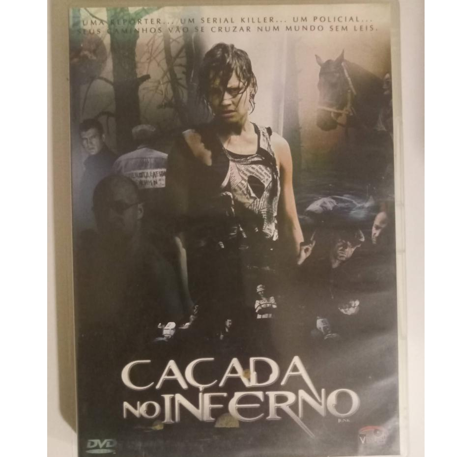 Caçada no inferno - dvd de locadora