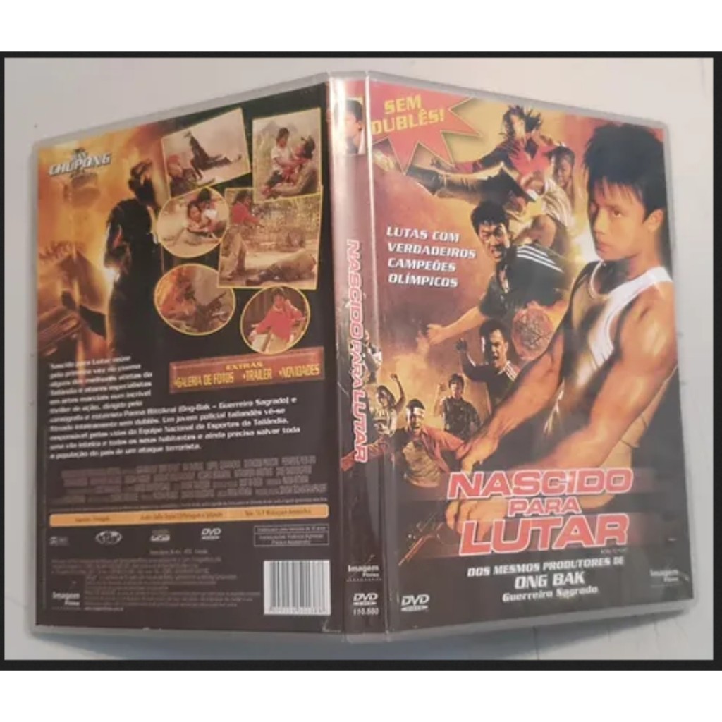 Dvd - Nascido Para Lutar - Dan Chupong, Chupong Changprung