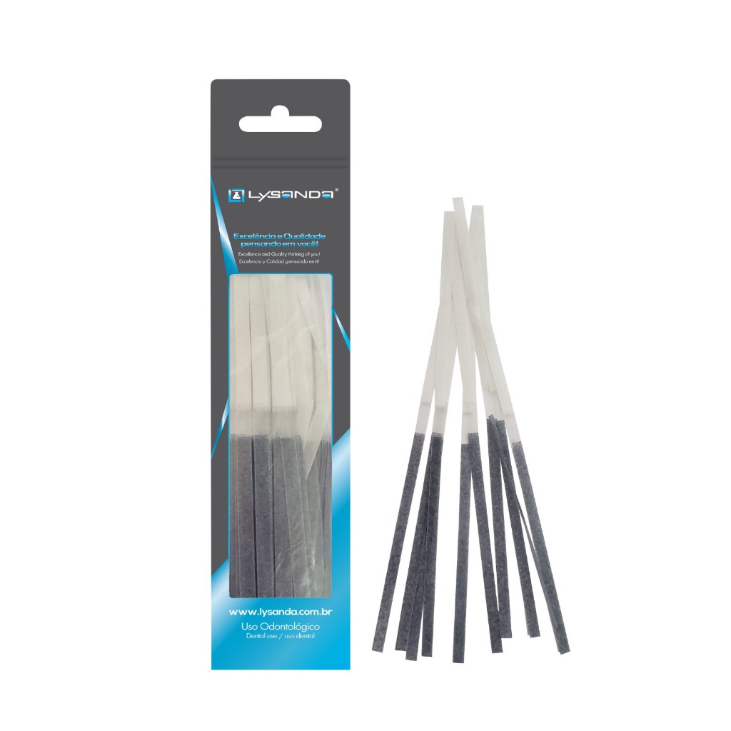 TIRA ABRASIVA DE POLIESTER P/ ACABAMENTO C/150 UNIDADES - Lysanda em Oferta na Shopee