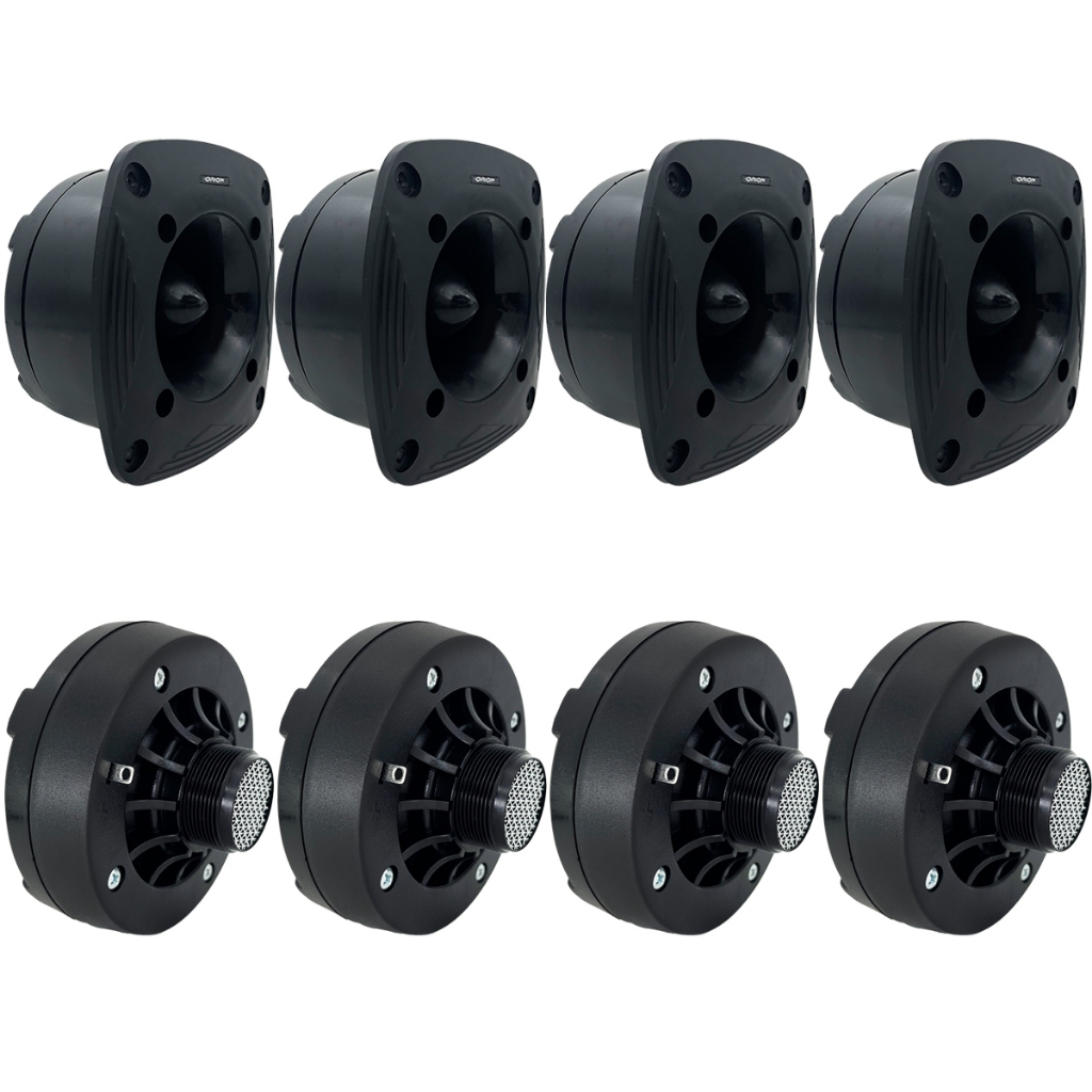 Kit Profissional 4 Tweeter Tsr C/ 120 W Rms+ 4 Driver Orion em Oferta na Shopee