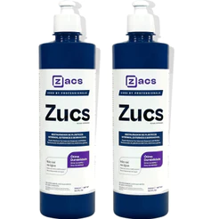 2 Zucs Restaurador de Plástico Interno Externo e Borrachas Zacs